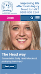 Mobile Screenshot of headway.org.uk